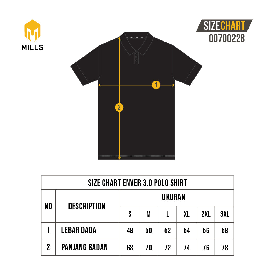 MILLS POLO SHIRT ENVER 3.0 POLO SHIRT SHORT SLEEVE 00700228