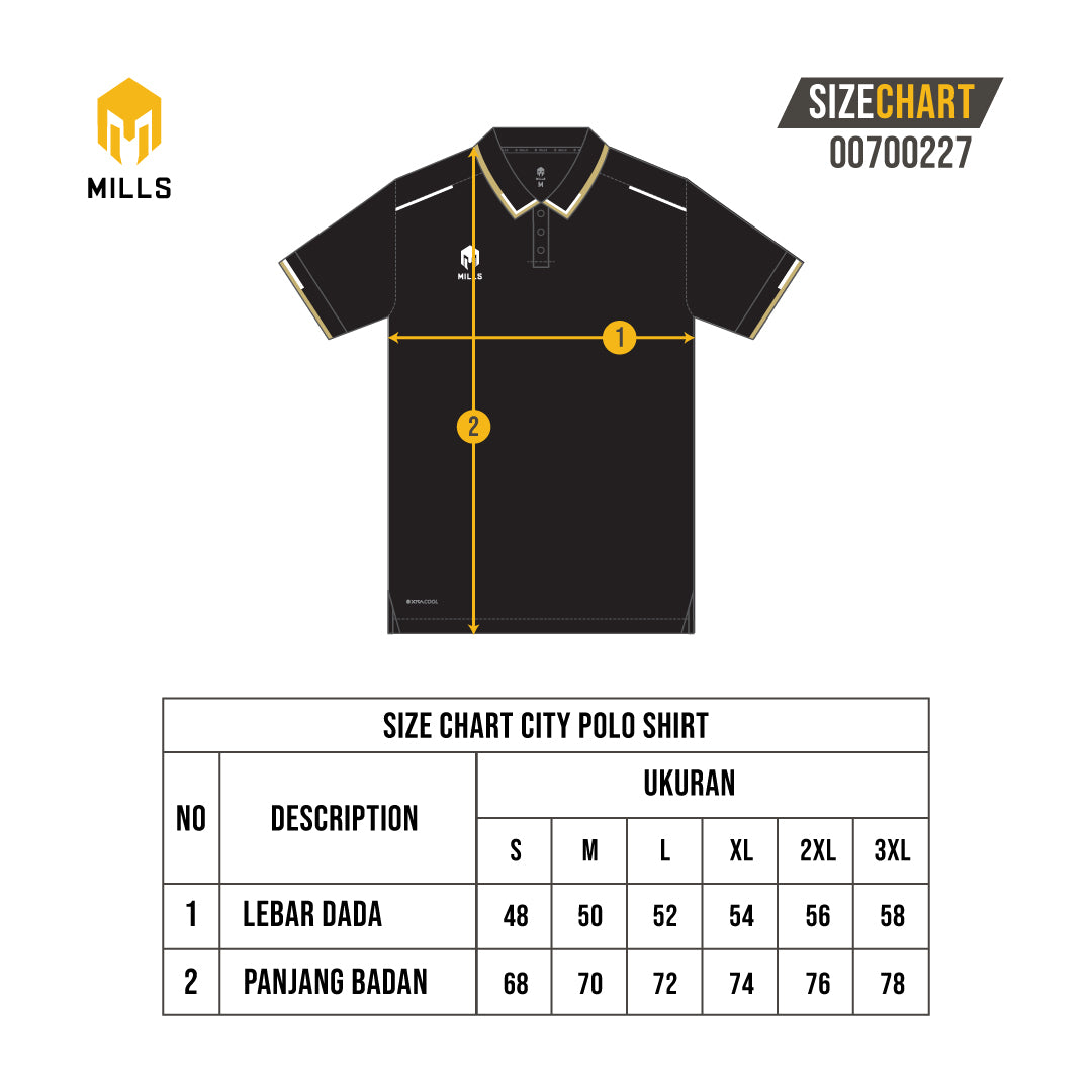 MILLS POLO SHIRT SPORT CITY POLO 00700227