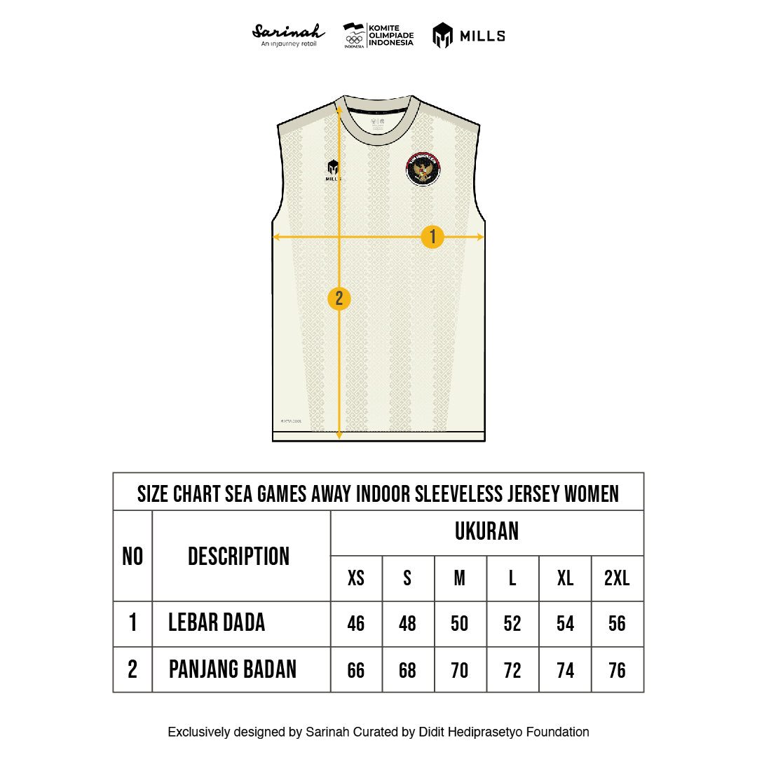 MILLS SEA GAMES AWAY INDOOR SLEEVELESS WOMEM BEIGE 01100080 66SGM
