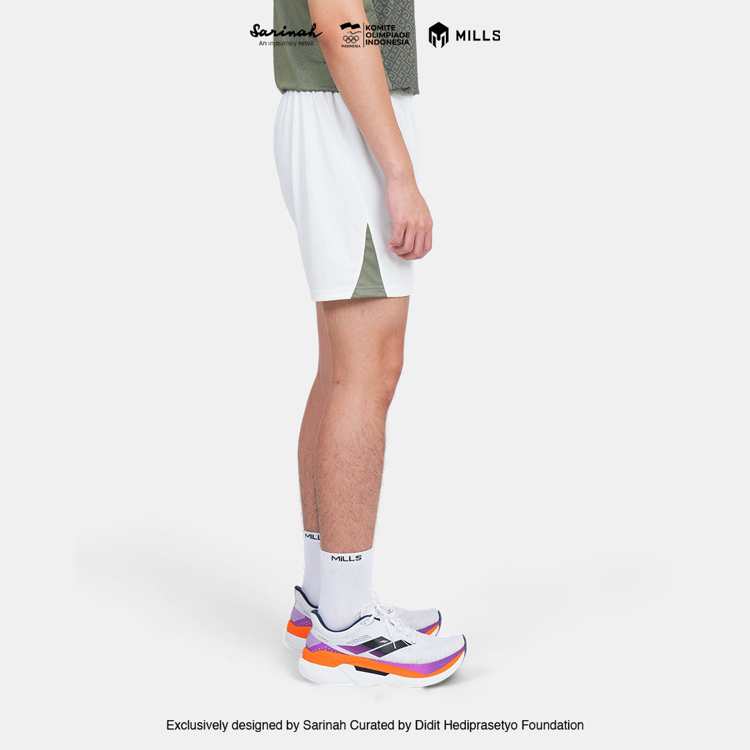 MILLS SEA GAMES INDOOR SHORT BEIGE/GREEN 03100341 69SGM