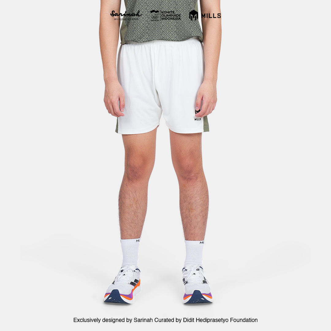 MILLS SEA GAMES INDOOR SHORT BEIGE/GREEN 03100341 69SGM