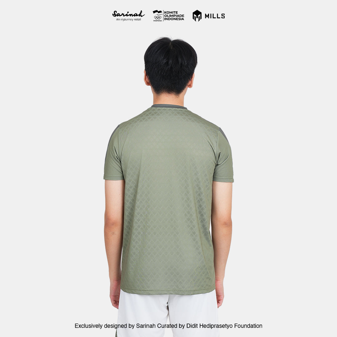MILLS SEA GAMES INDOOR T-SHIRT GREEN 00100801 50SGM