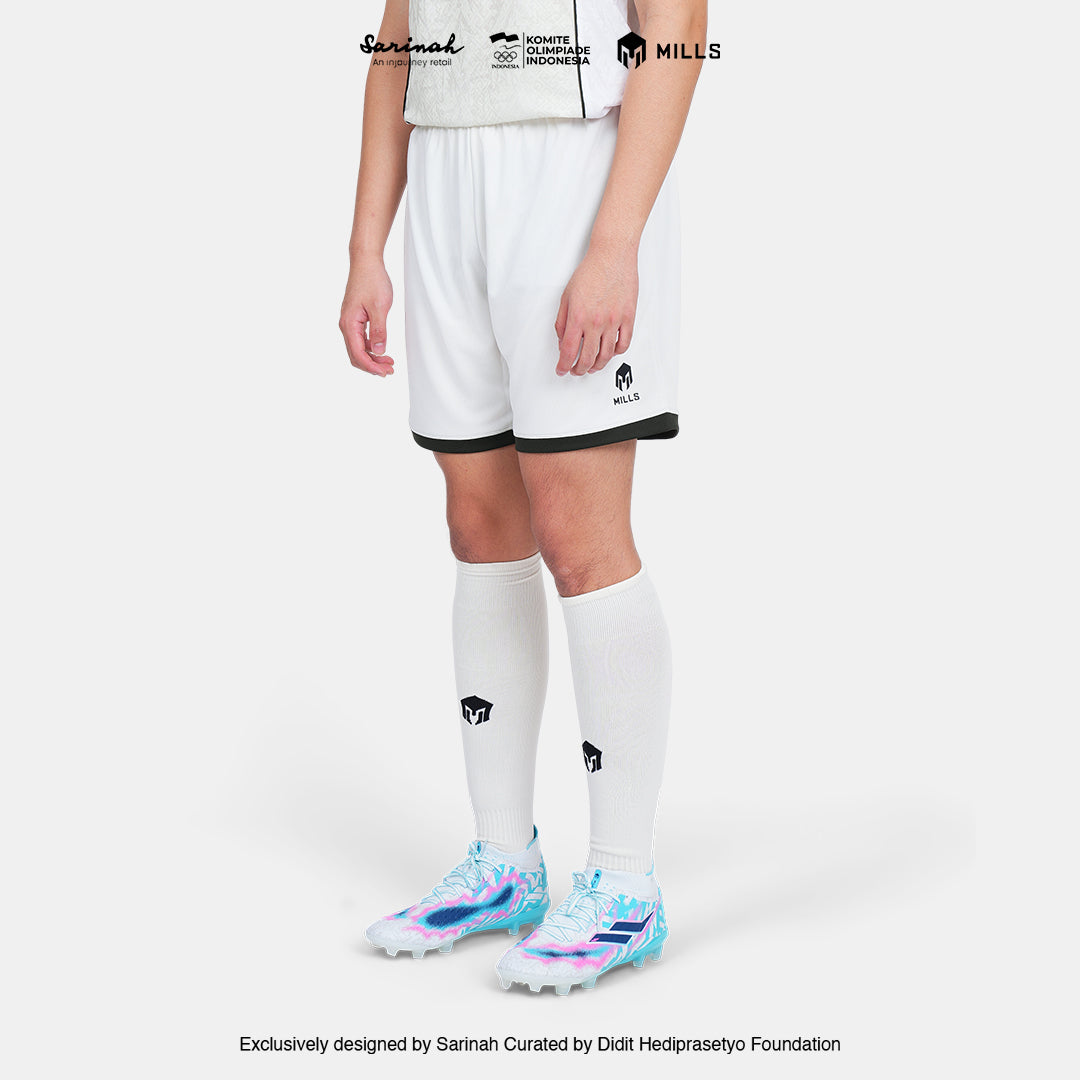 MILLS SEA GAMES THIRD FOOTBALL SHORT PI BEIGE/GREEN 03100377 69SGM