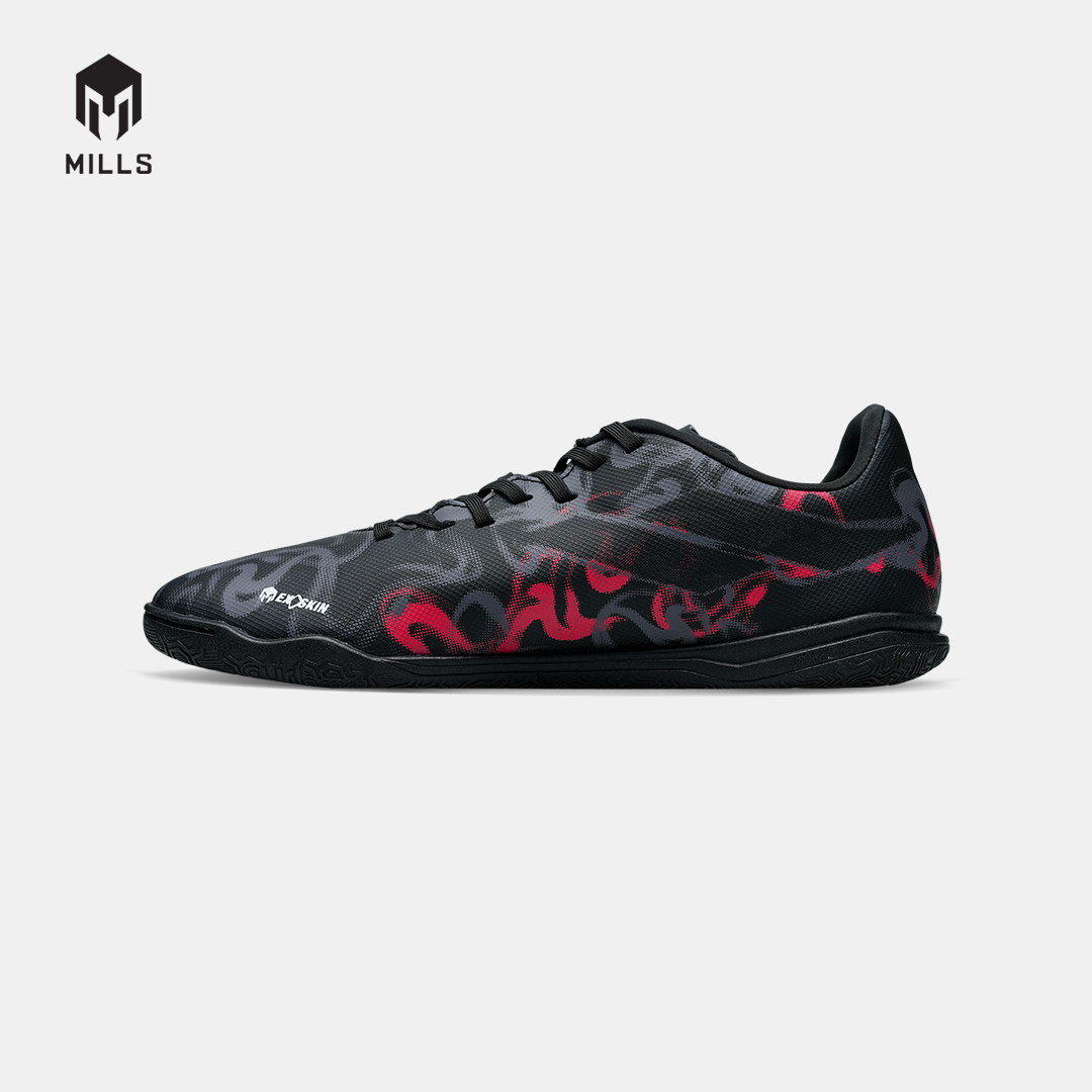 MILLS SEPATU FUTSAL AURA IN BLACK/RED/WHITE 9407702