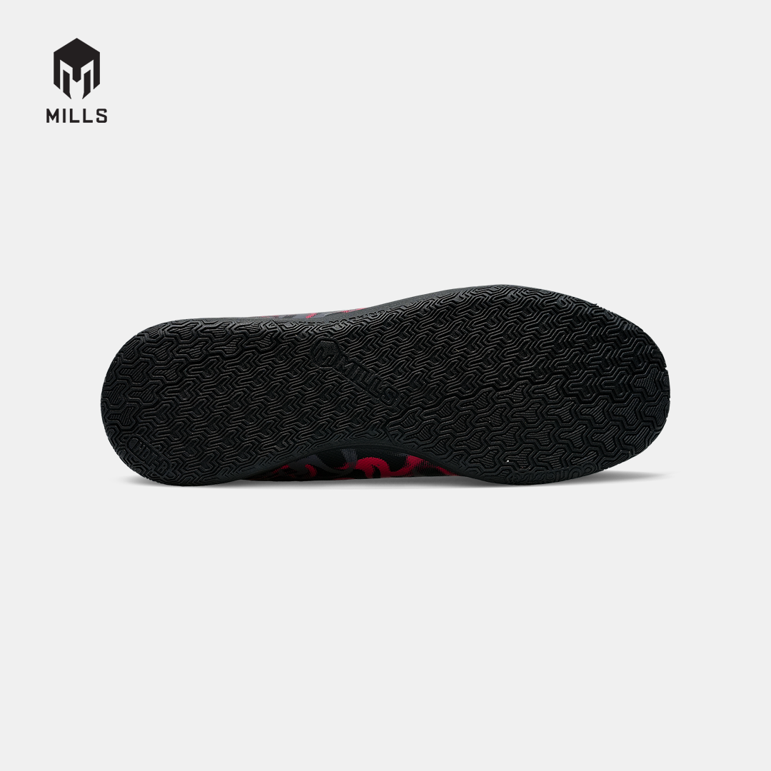 MILLS SEPATU FUTSAL AURA IN BLACK/RED/WHITE 9407702
