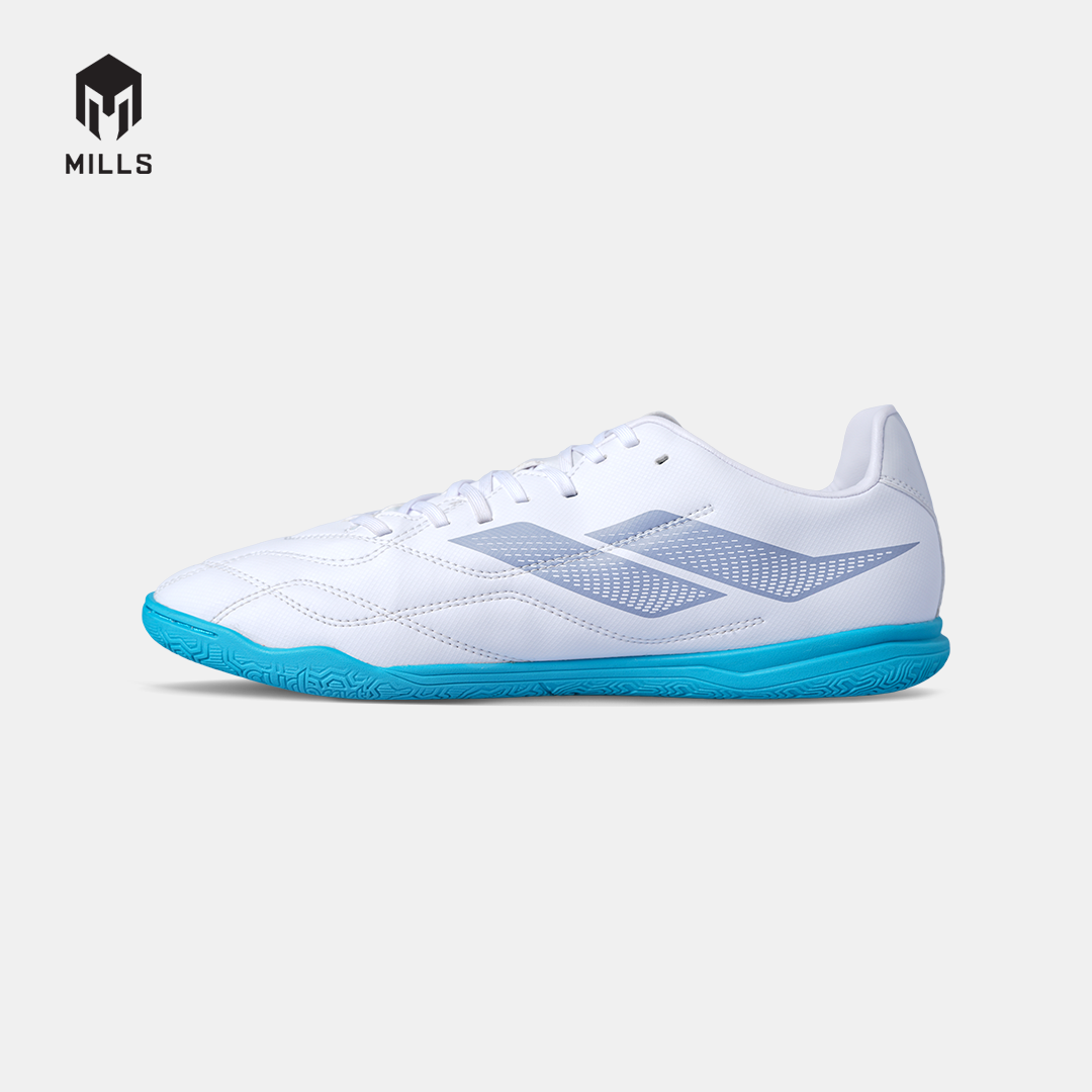 MILLS SEPATU FUTSAL ENZO IN WHITE/JAVA.CYAN 9405308