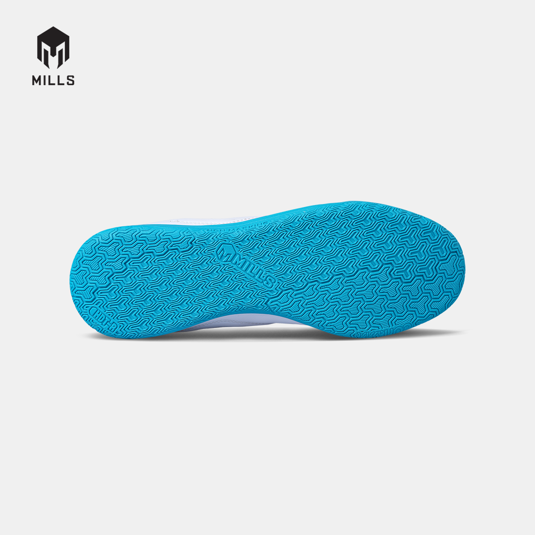 MILLS SEPATU FUTSAL ENZO IN WHITE/JAVA.CYAN 9405308