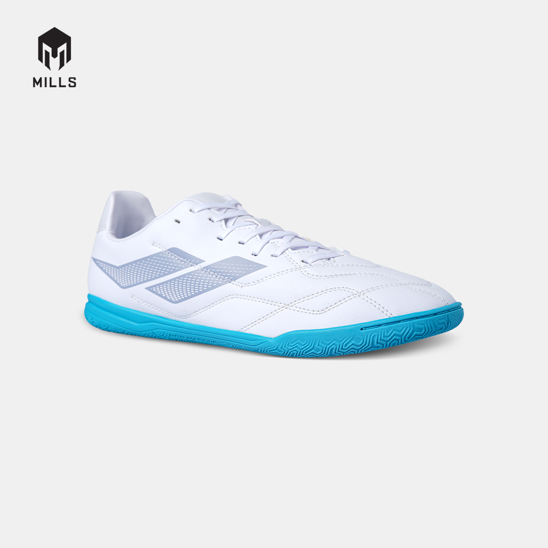 MILLS SEPATU FUTSAL ENZO IN WHITE/JAVA.CYAN 9405308