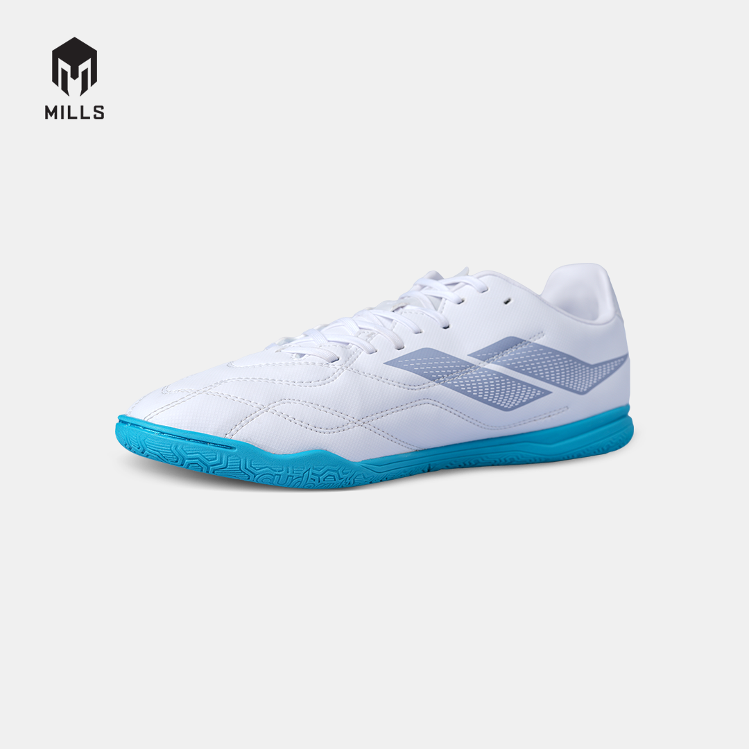 MILLS SEPATU FUTSAL ENZO IN WHITE/JAVA.CYAN 9405308