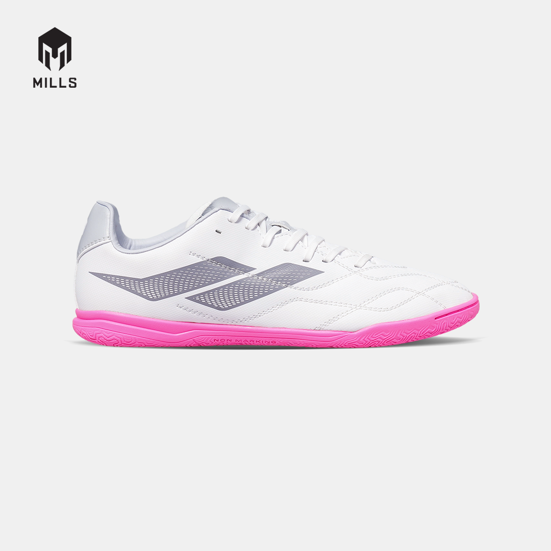 MILLS SEPATU FUTSAL ENZO IN WHITE/MAGENTA 9405306