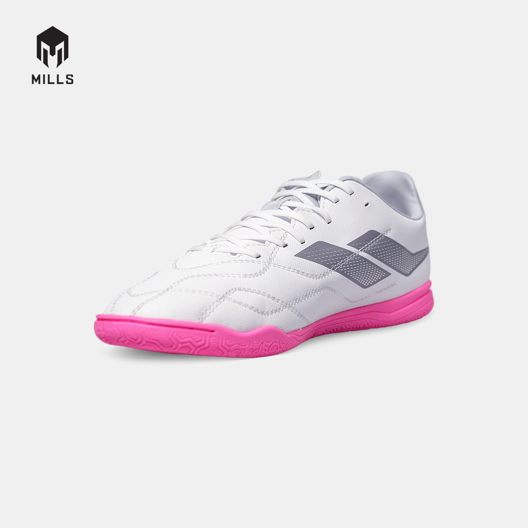 MILLS SEPATU FUTSAL ENZO IN WHITE/MAGENTA 9405306