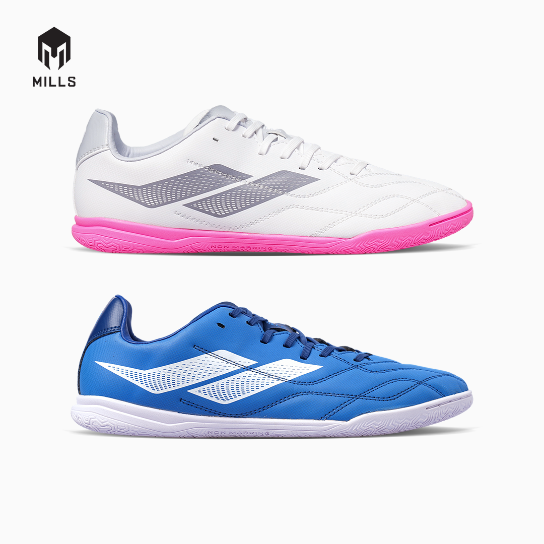 MILLS SEPATU FUTSAL ENZO IN WHITE/MAGENTA 9405306