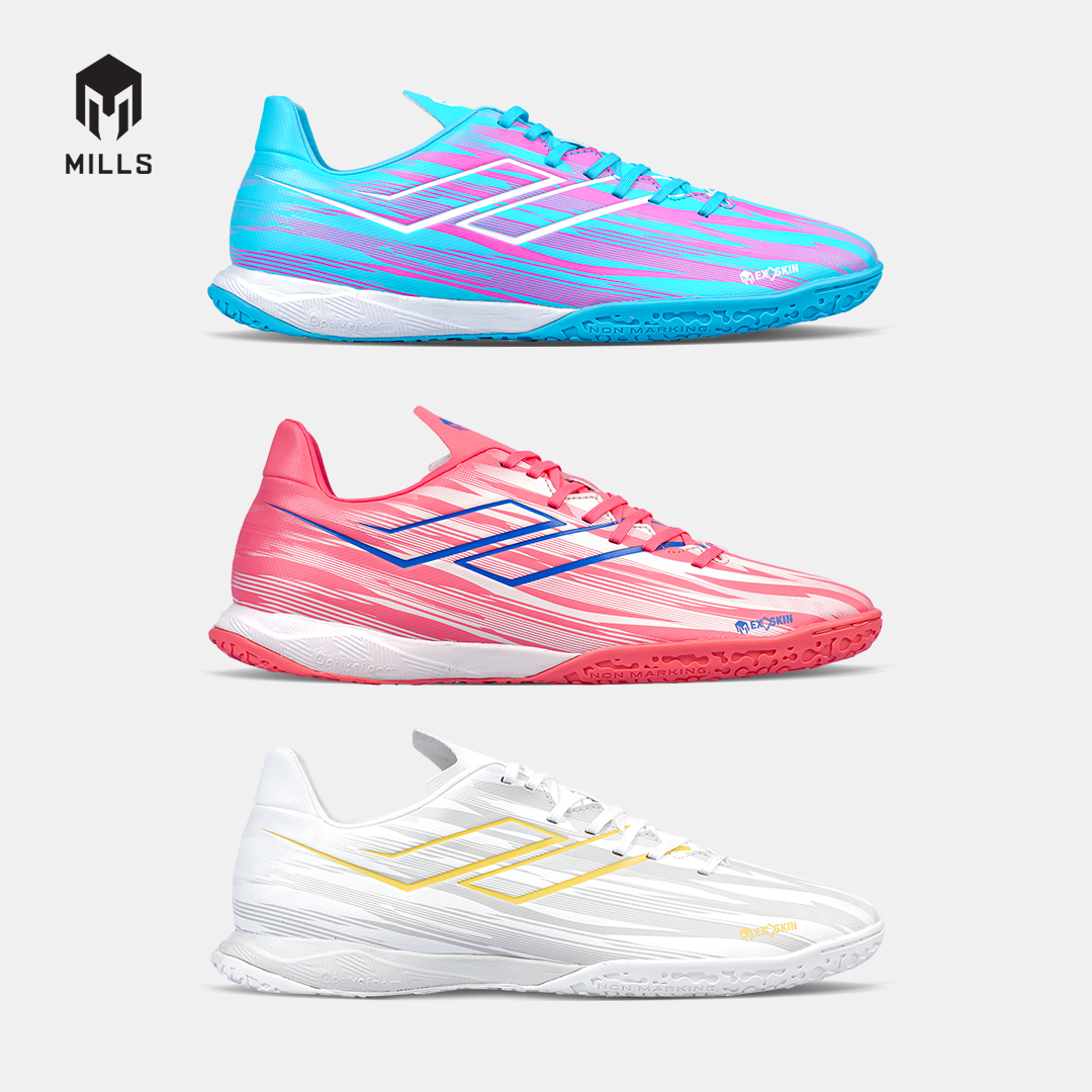 MILLS SEPATU FUTSAL ESPADA IN BLUE/PINK/WHITE 9403606
