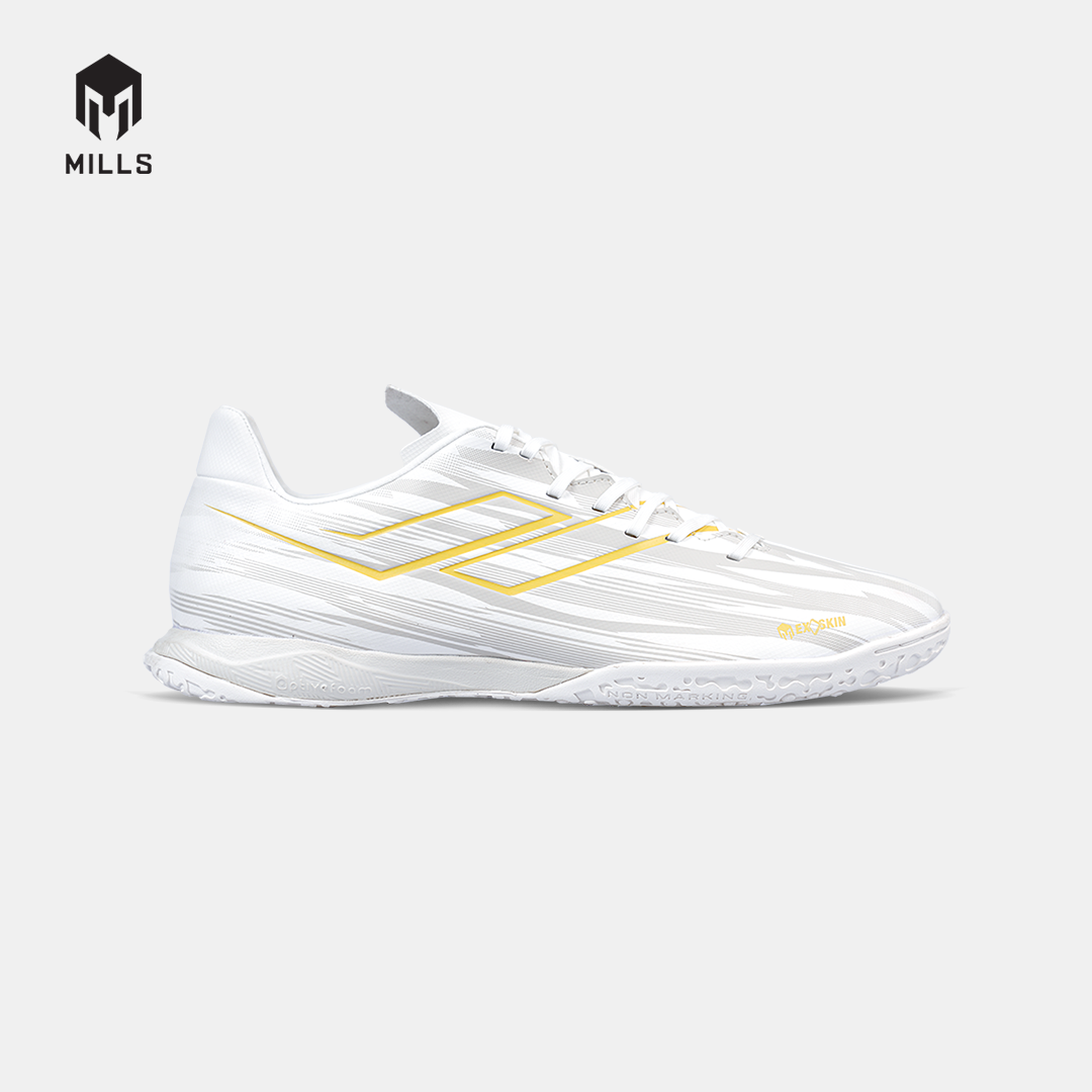 MILLS SEPATU FUTSAL ESPADA IN WHITE/GOLD 9403608