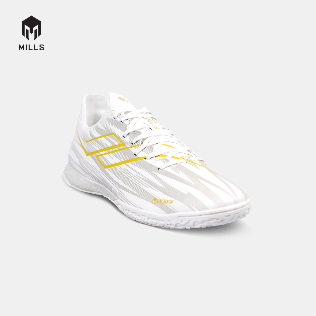 MILLS SEPATU FUTSAL ESPADA IN WHITE/GOLD 9403608