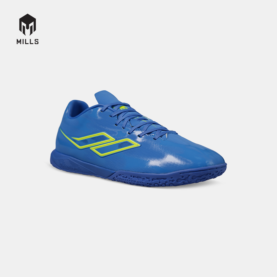 MILLS SEPATU FUTSAL EVOS 2.0 IN COBALT BLUE/ACID GREEN 9409703