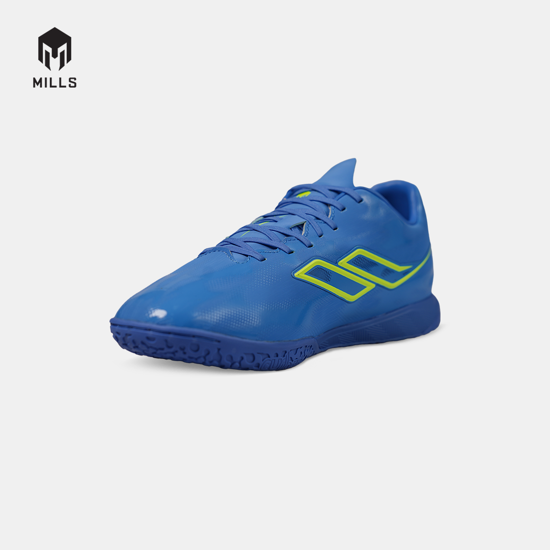 MILLS SEPATU FUTSAL EVOS 2.0 IN COBALT BLUE/ACID GREEN 9409703