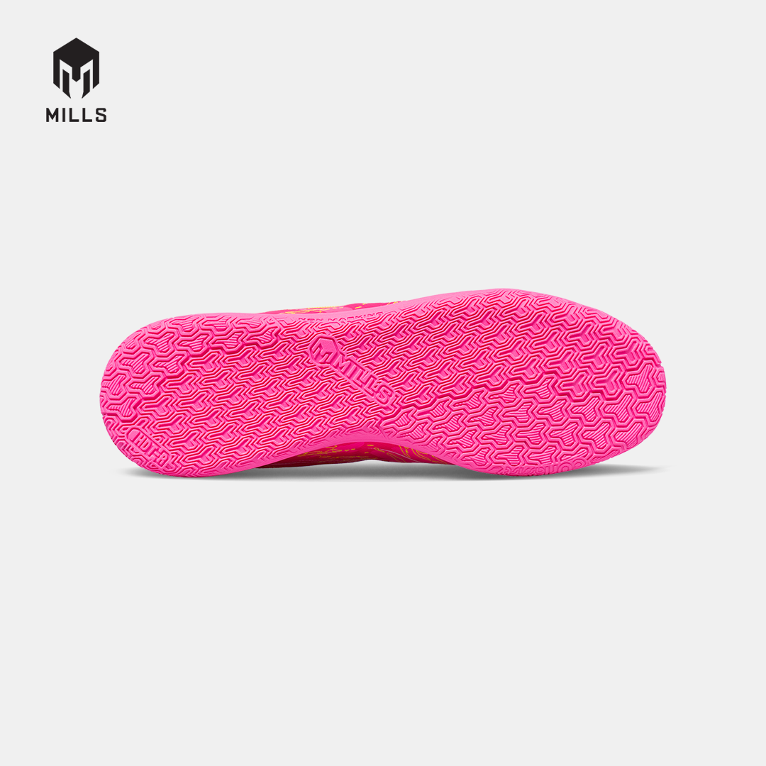 MILLS SEPATU FUTSAL FLAME 2.0 IN JR NEON PINK/YELLOW MUSTARD 9803501