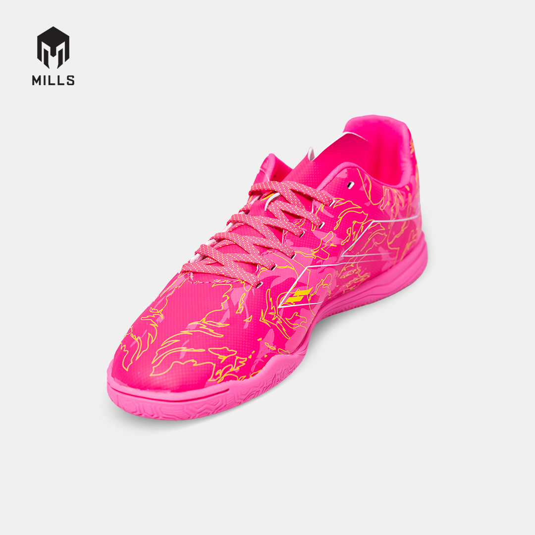 MILLS SEPATU FUTSAL FLAME 2.0 IN JR NEON PINK/YELLOW MUSTARD 9803501