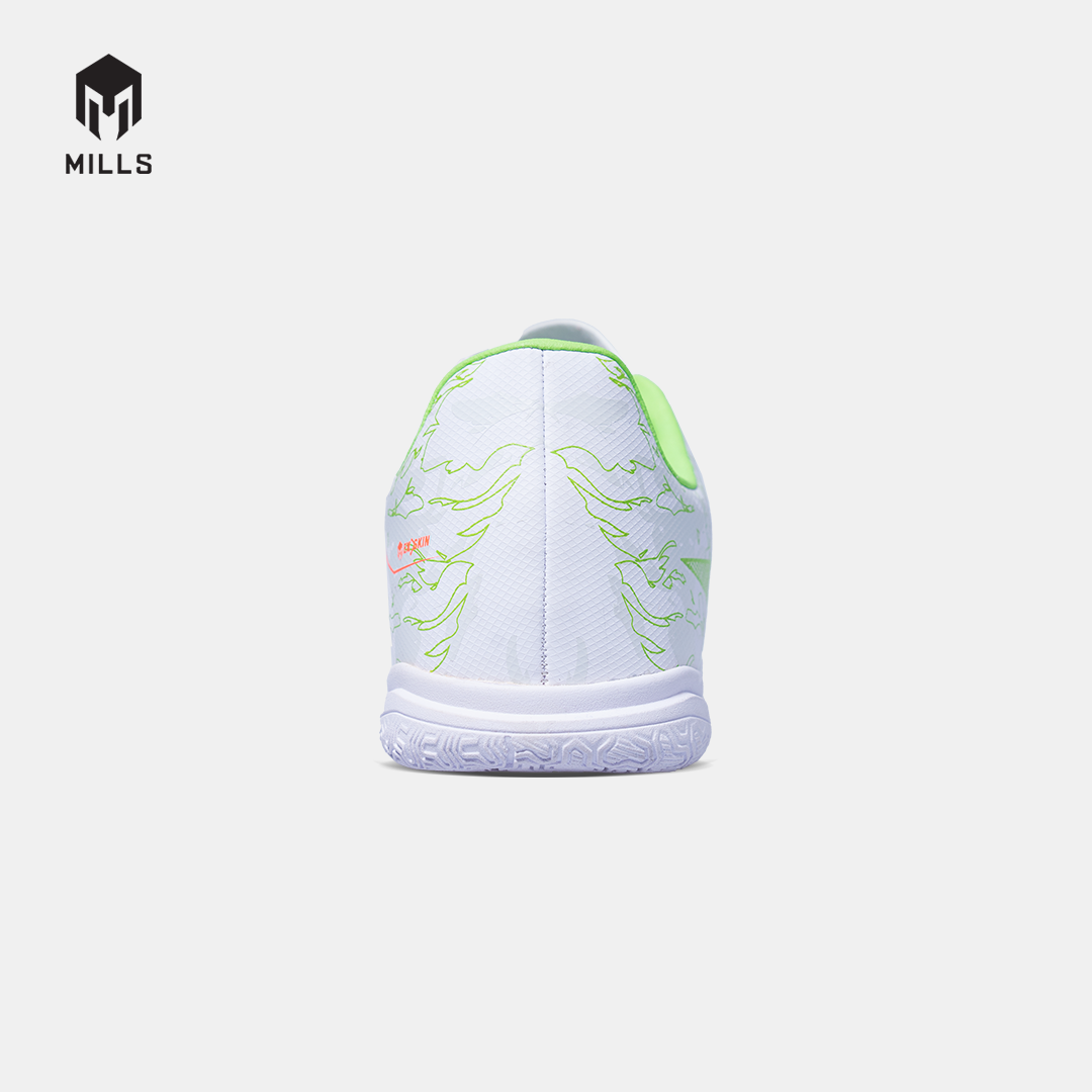 MILLS SEPATU FUTSAL FLAME 2.0 IN JR WHITE/LIME GREEN 9803503