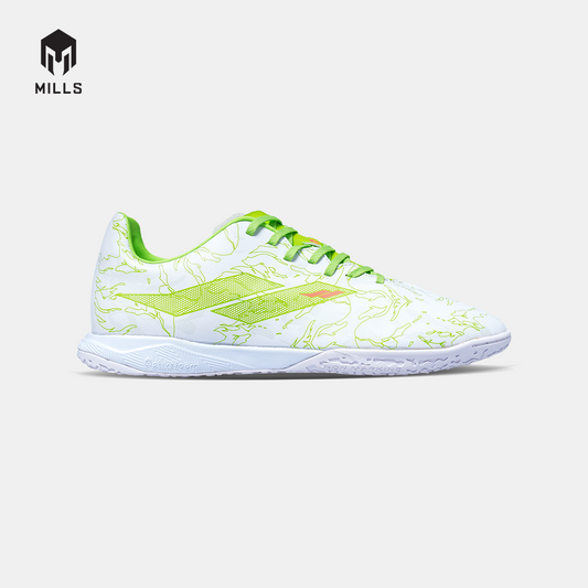 MILLS Sepatu Futsal Flame 2.0 IN White / Lime Green 9403908