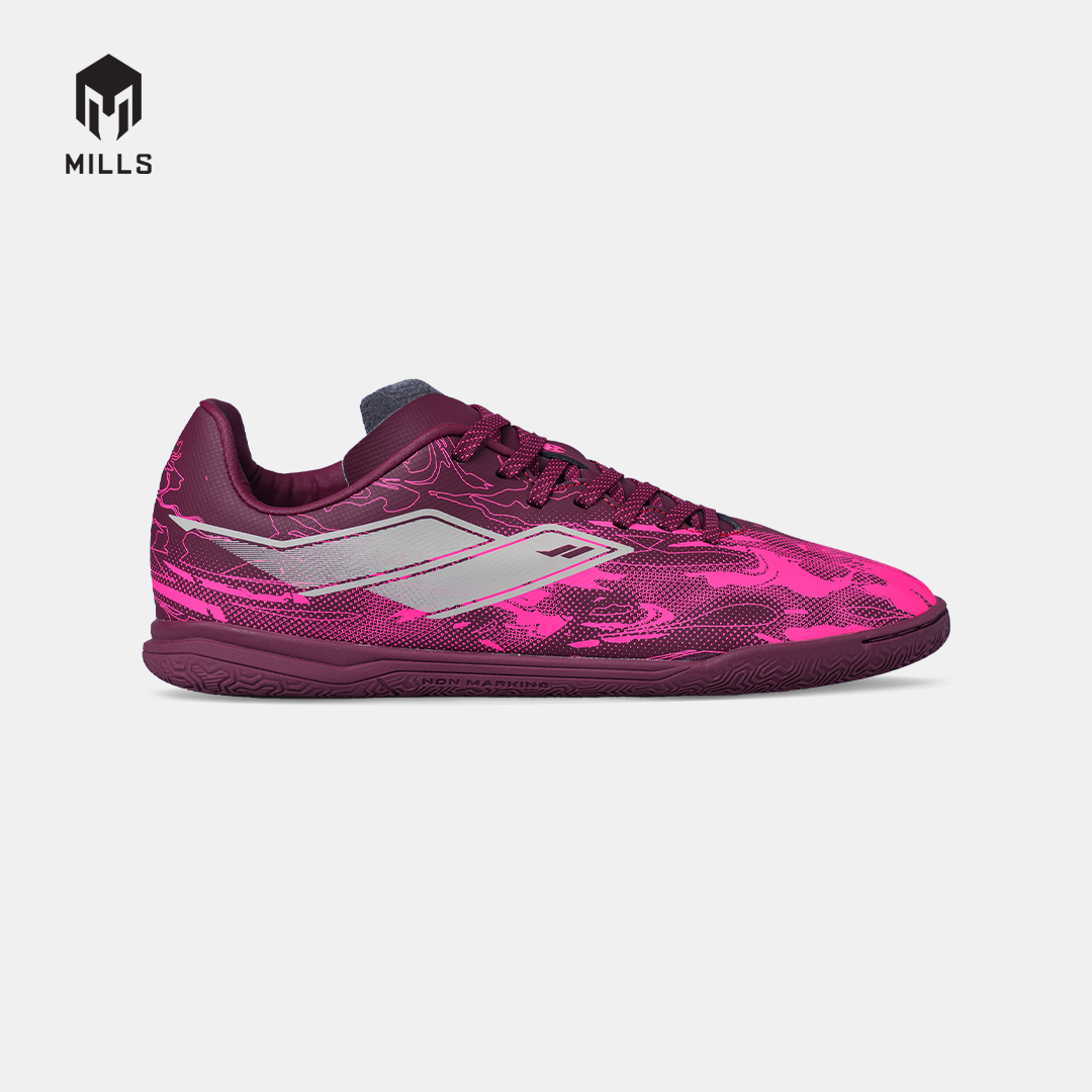 MILLS SEPATU FUTSAL NOUVA IN JR BURGUNDY/HOT.PINK 9808803
