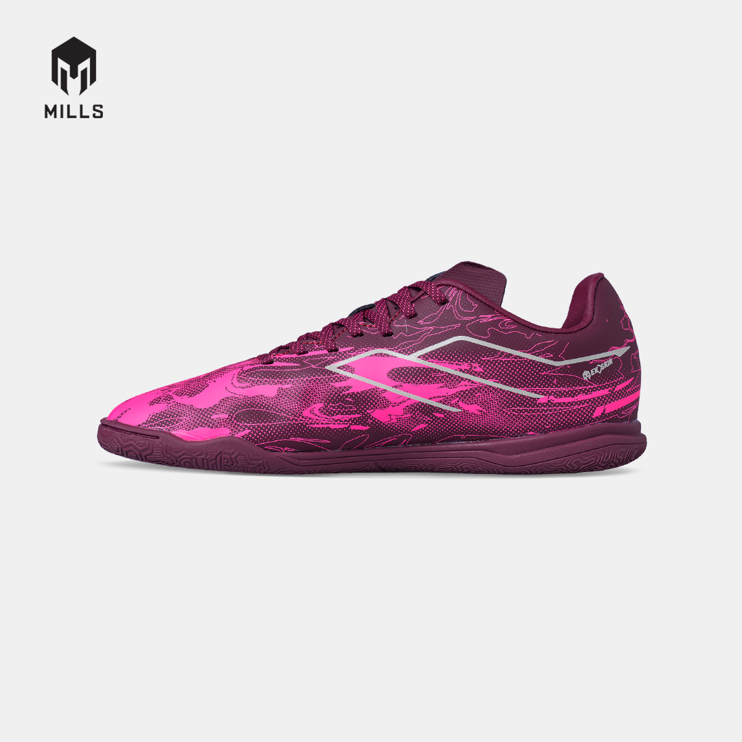 MILLS SEPATU FUTSAL NOUVA IN JR BURGUNDY/HOT.PINK 9808803