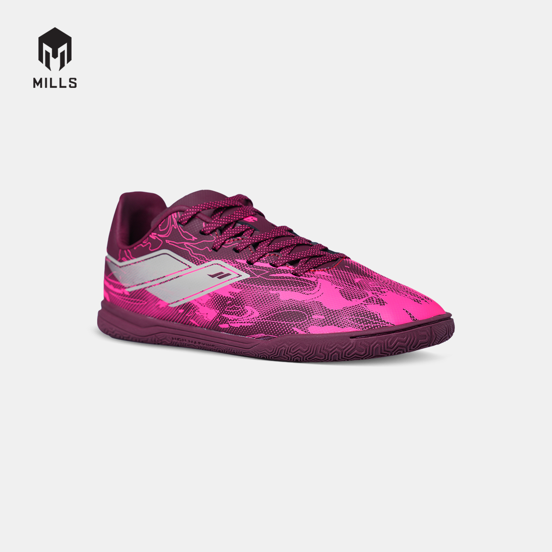 MILLS SEPATU FUTSAL NOUVA IN JR BURGUNDY/HOT.PINK 9808803