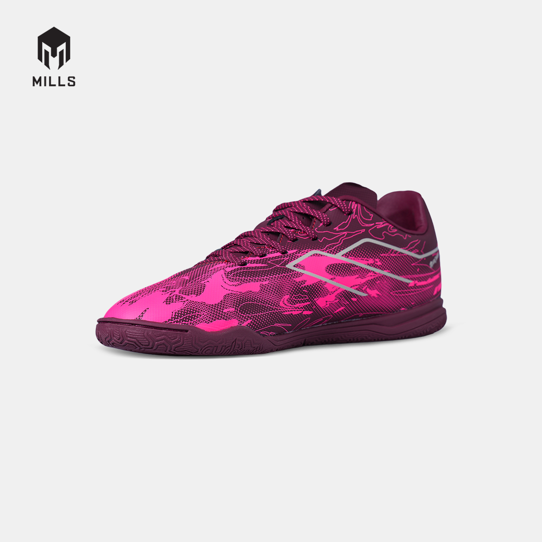 MILLS SEPATU FUTSAL NOUVA IN JR BURGUNDY/HOT.PINK 9808803