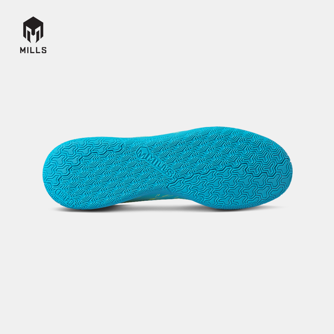 MILLS SEPATU FUTSAL NOUVA IN JR JAVA CYAN/GLOW LIME 9808806