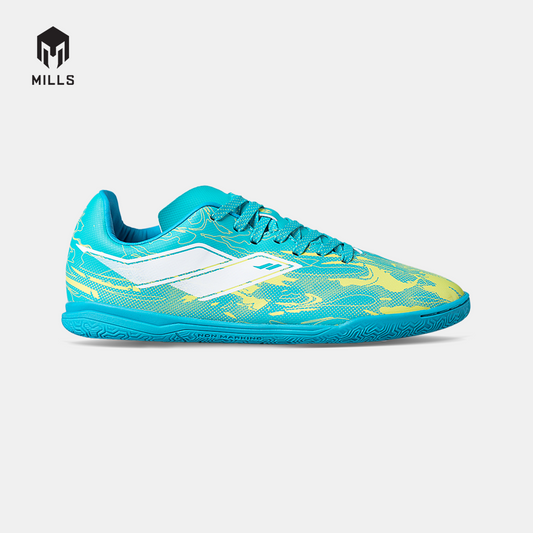 MILLS SEPATU FUTSAL NOUVA IN JR JAVA CYAN/GLOW LIME 9808806
