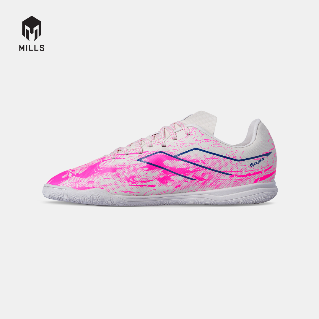 MILLS SEPATU FUTSAL NOUVA IN JR OFF.WHITE/ELECTRIC.PINK 9808802