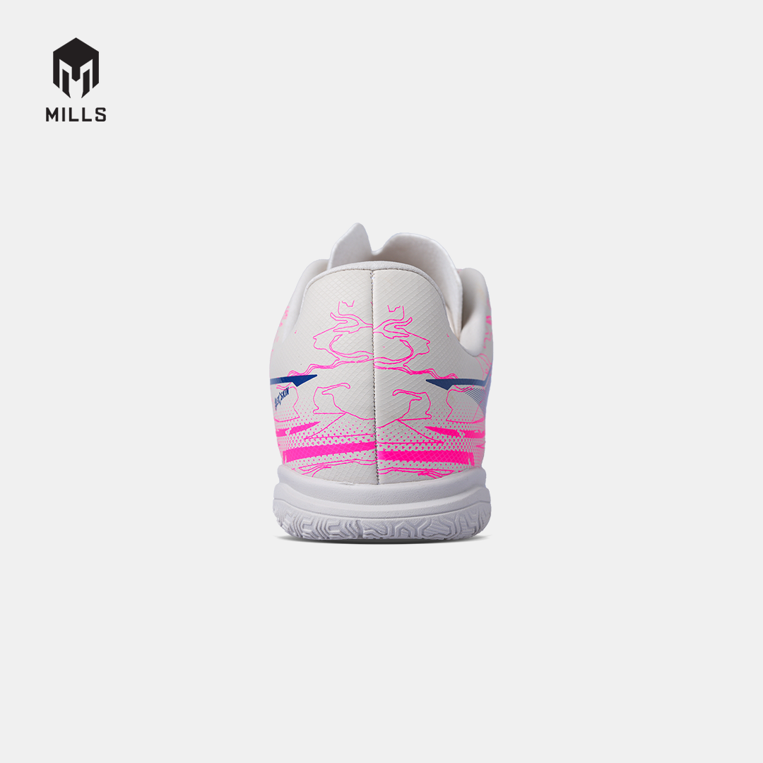 MILLS SEPATU FUTSAL NOUVA IN JR OFF.WHITE/ELECTRIC.PINK 9808802