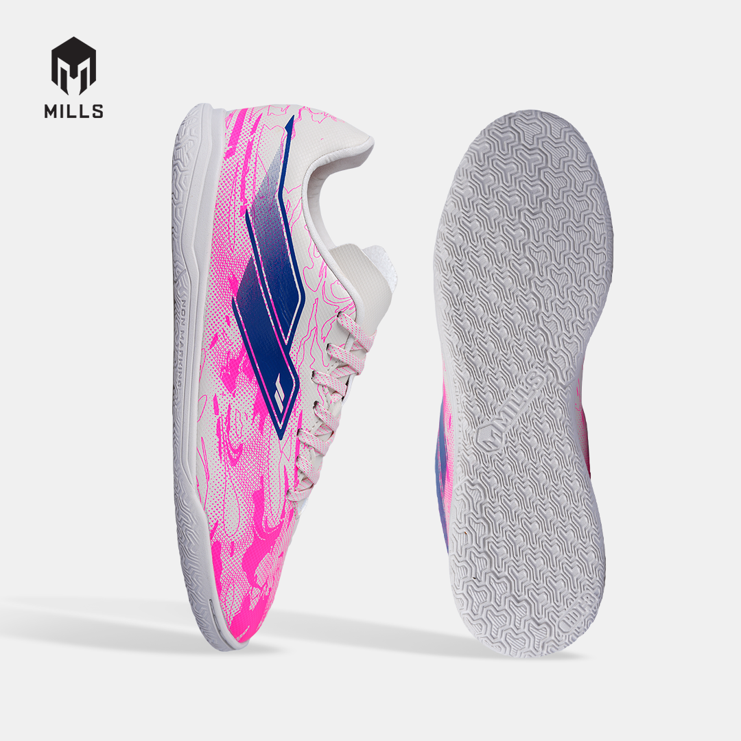 MILLS SEPATU FUTSAL NOUVA IN JR OFF.WHITE/ELECTRIC.PINK 9808802