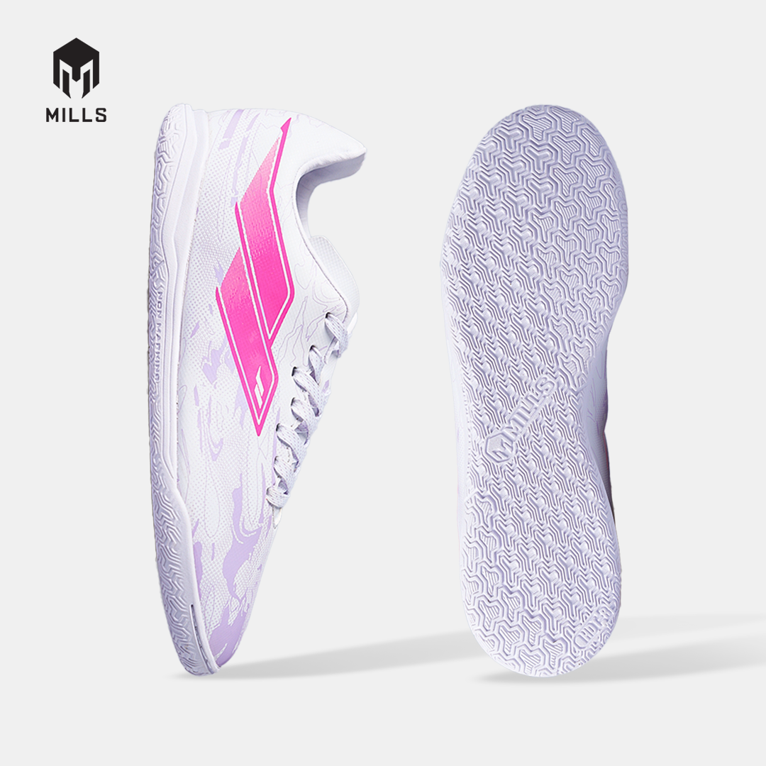 MILLS SEPATU FUTSAL NOUVA IN JR WHITE/LAVENDER 9808804