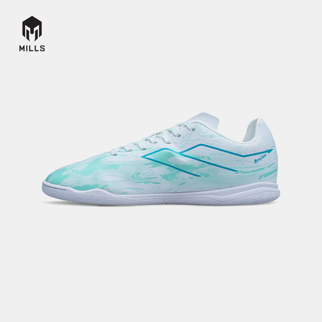 MILLS SEPATU FUTSAL NOUVA IN JR WHITE/MISTY.TEAL 9808801