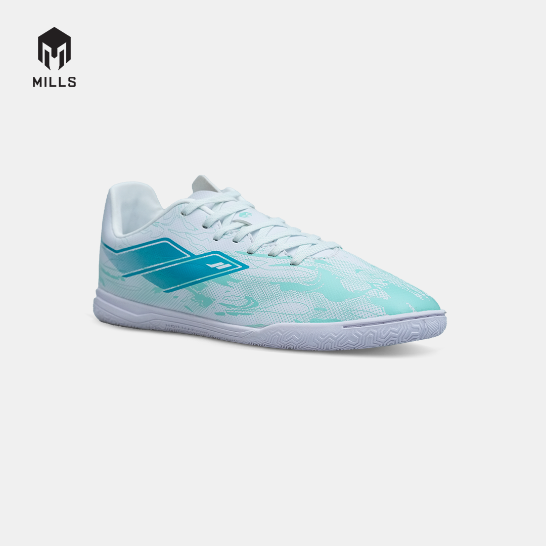 MILLS SEPATU FUTSAL NOUVA IN JR WHITE/MISTY.TEAL 9808801