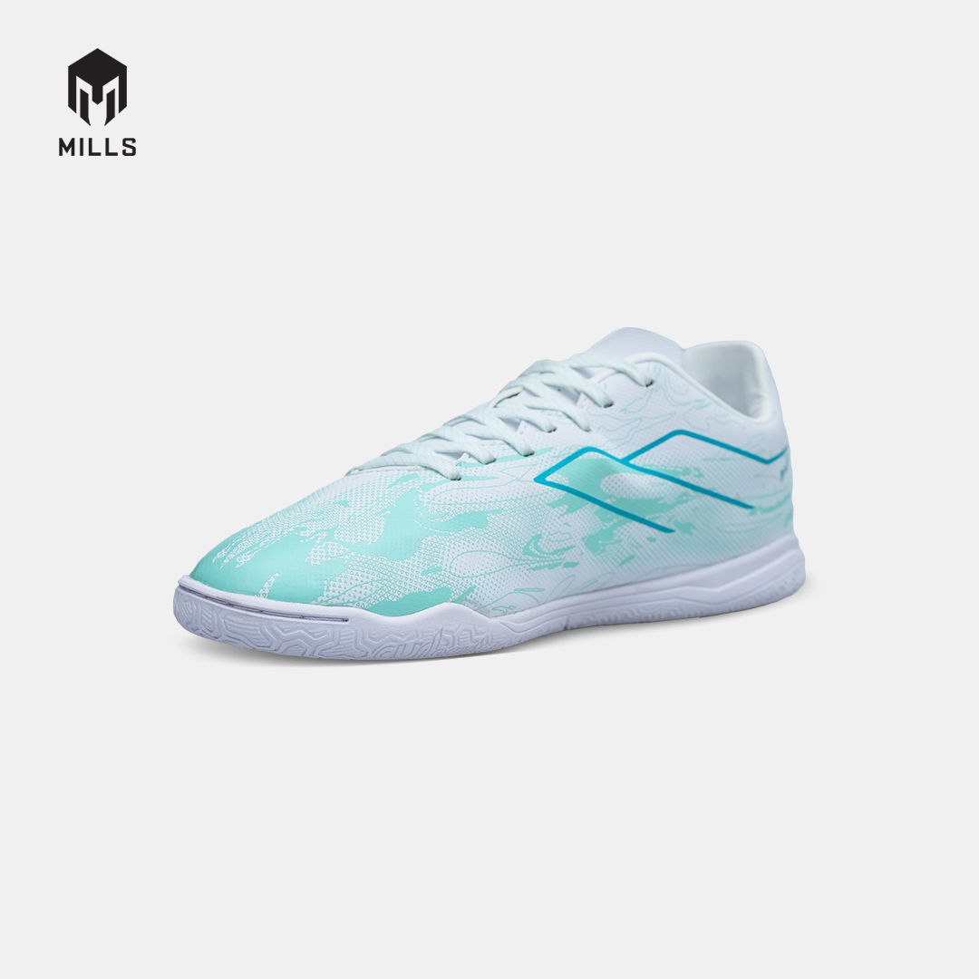 MILLS SEPATU FUTSAL NOUVA IN JR WHITE/MISTY.TEAL 9808801