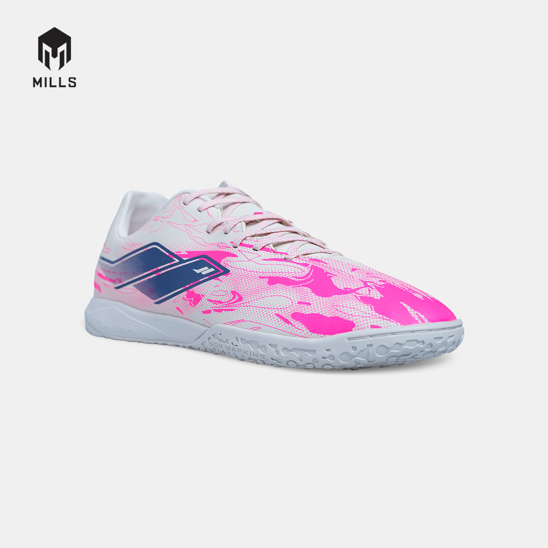 MILLS SEPATU FUTSAL NOUVA IN OFF.WHITE/ELECTRIC.PINK 9408802