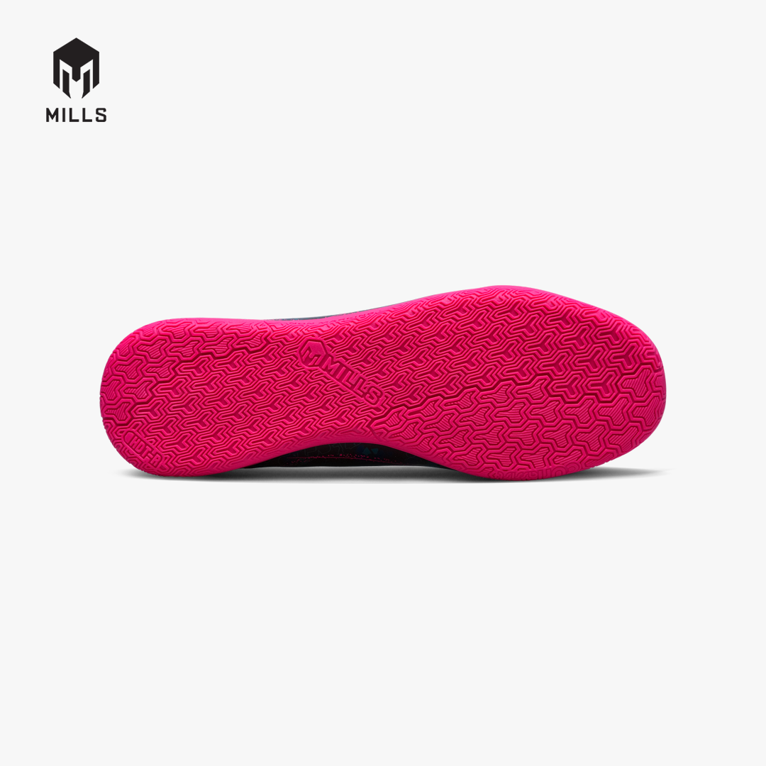 MILLS SEPATU FUTSAL RIYU IN MAROON/MAGENTA/GREEN 9404408