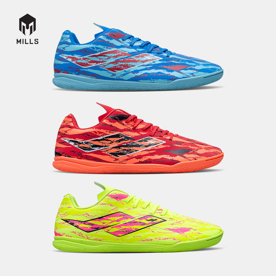 MILLS SEPATU FUTSAL SPYRO IN CORAL RED/RED/BLACK 9805803