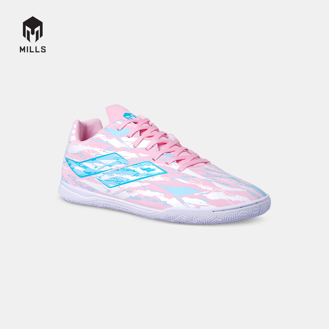 MILLS SEPATU FUTSAL SPYRO IN JR COTTON.PINK/WHITE/CYAN.BLUE 9807806