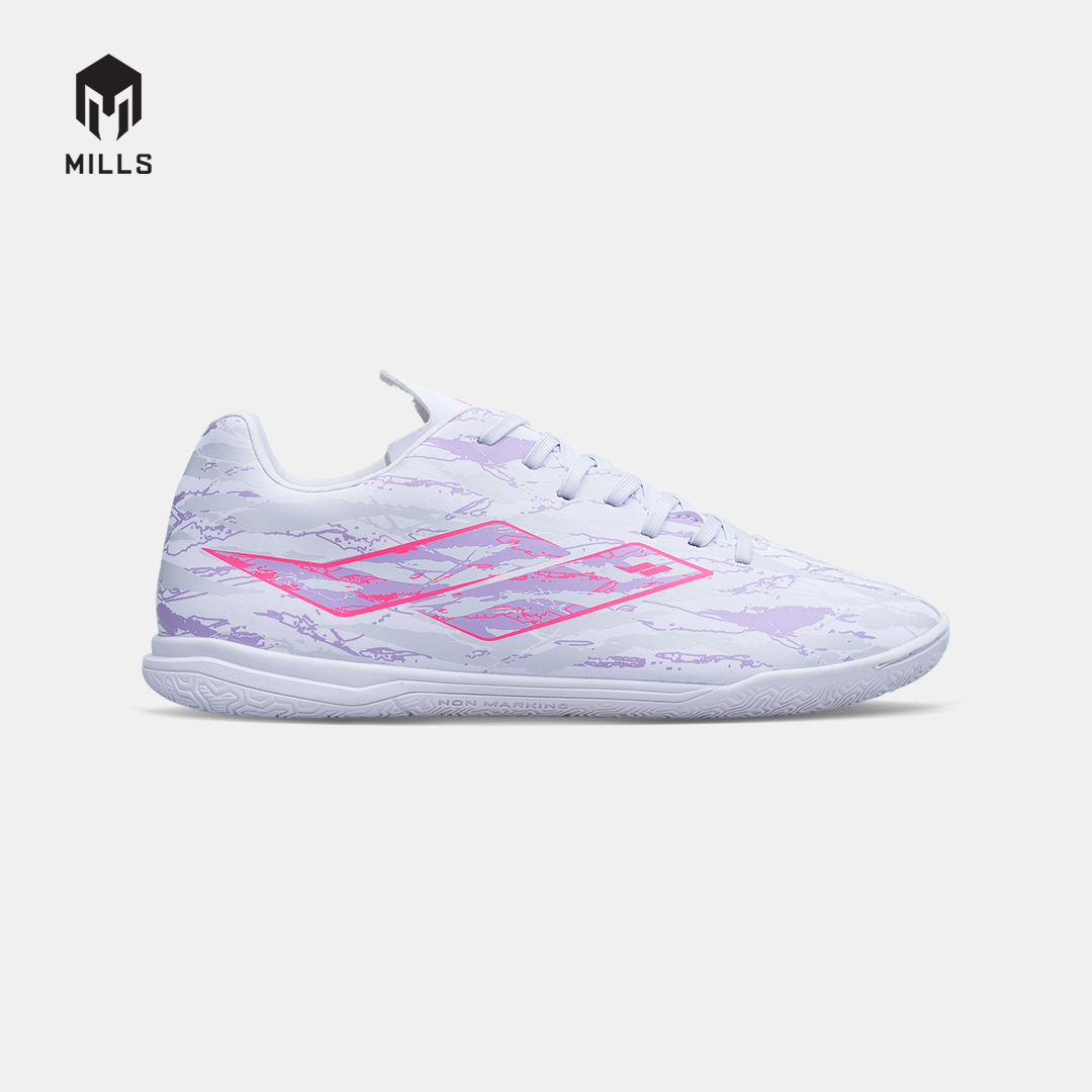 MILLS SEPATU FUTSAL SPYRO IN JR WHITE/LAVENDER/HOT.PINK 9807805