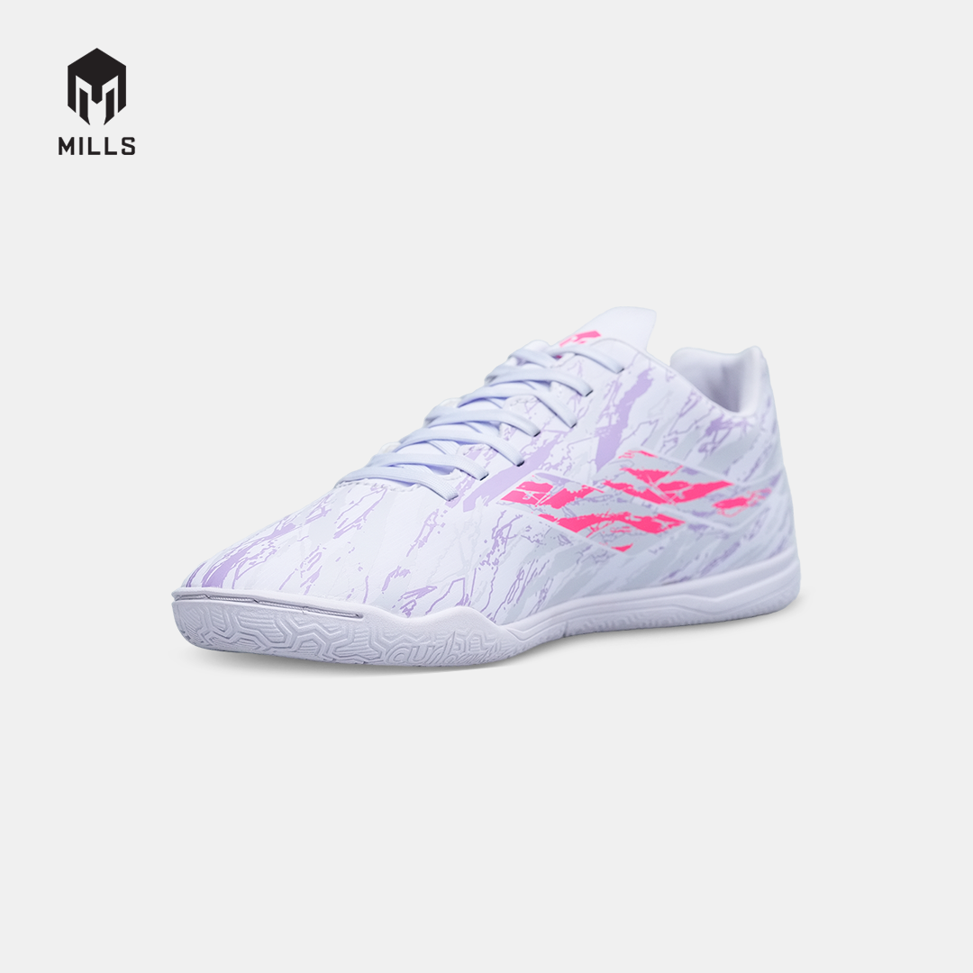 MILLS SEPATU FUTSAL SPYRO IN JR WHITE/LAVENDER/HOT.PINK 9807805