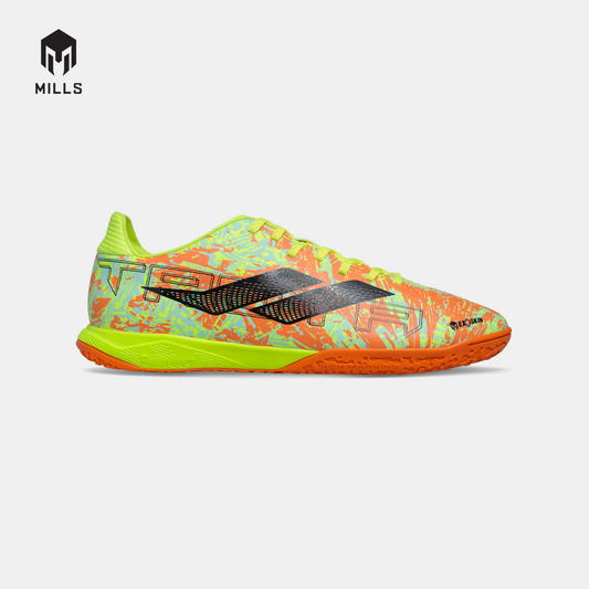 MILLS SEPATU FUTSAL TROYA 3.0 IN FRESH.ORANGE/LASER.LIME/BLACK 9408704