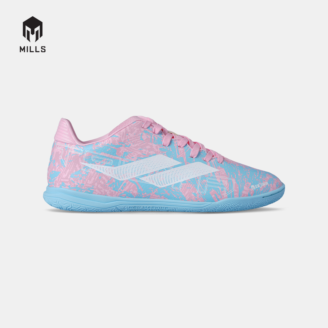 MILLS SEPATU FUTSAL TROYA 3.0 IN JR COTTON.PINK/AQUA.BLUE 9808702