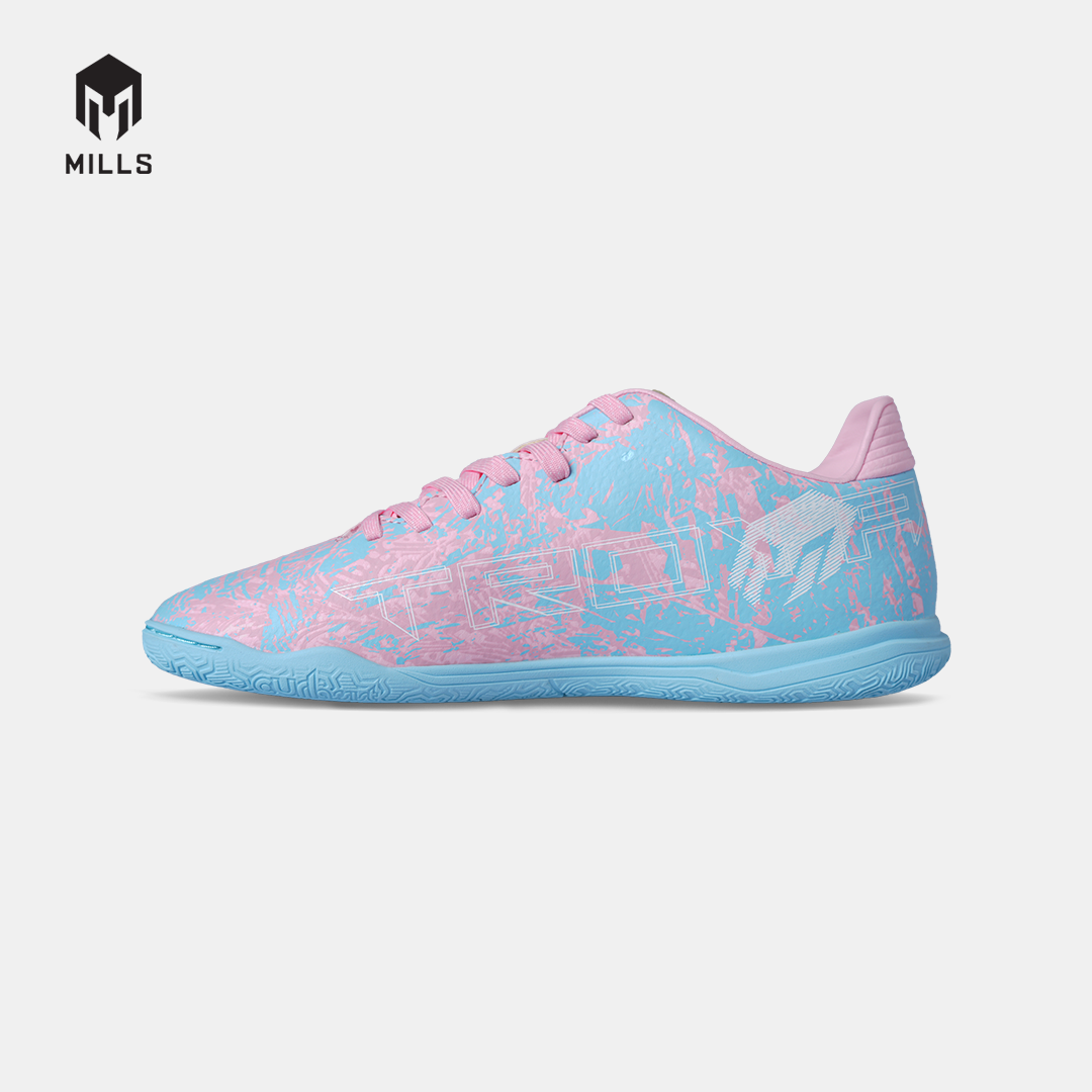 MILLS SEPATU FUTSAL TROYA 3.0 IN JR COTTON.PINK/AQUA.BLUE 9808702