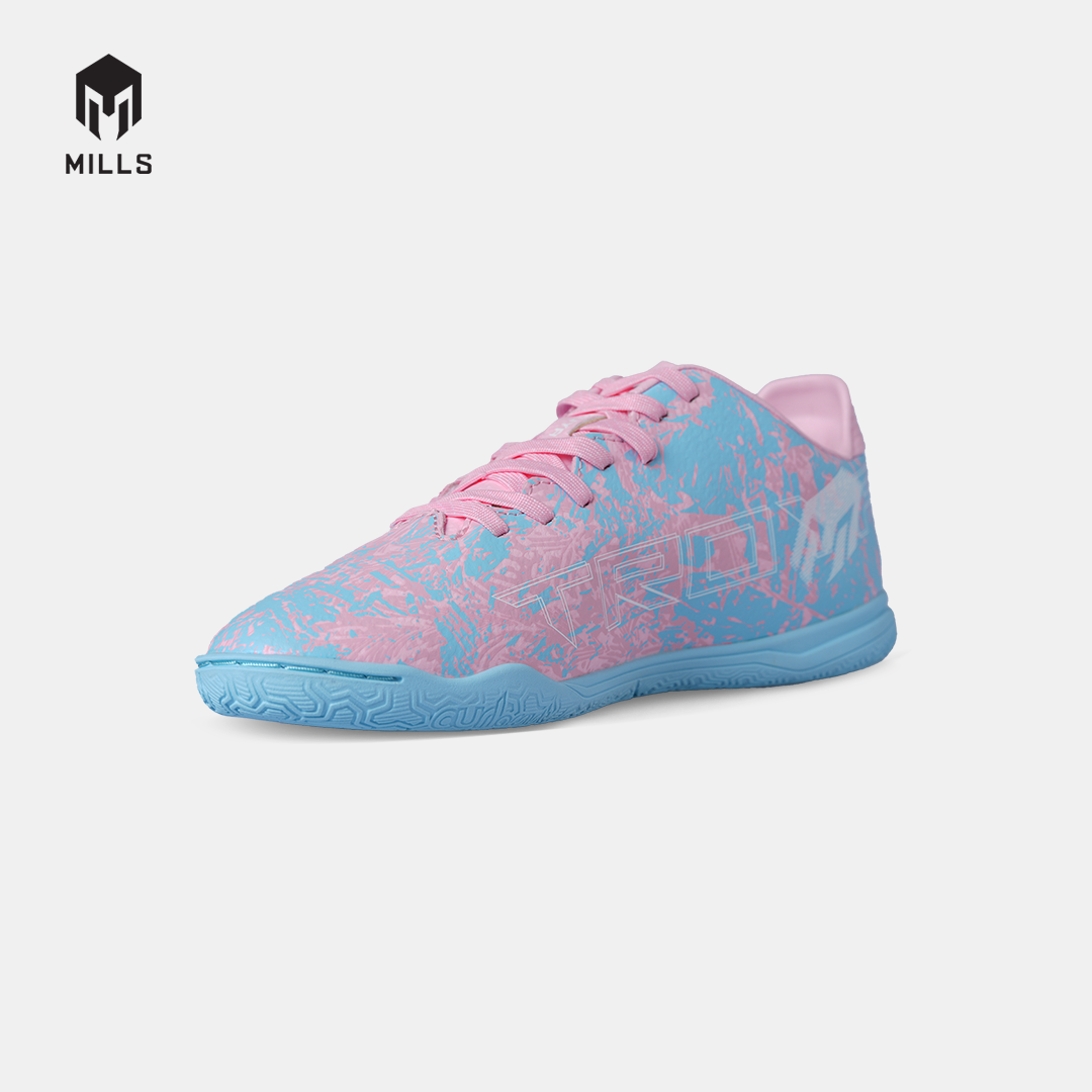 MILLS SEPATU FUTSAL TROYA 3.0 IN JR COTTON.PINK/AQUA.BLUE 9808702