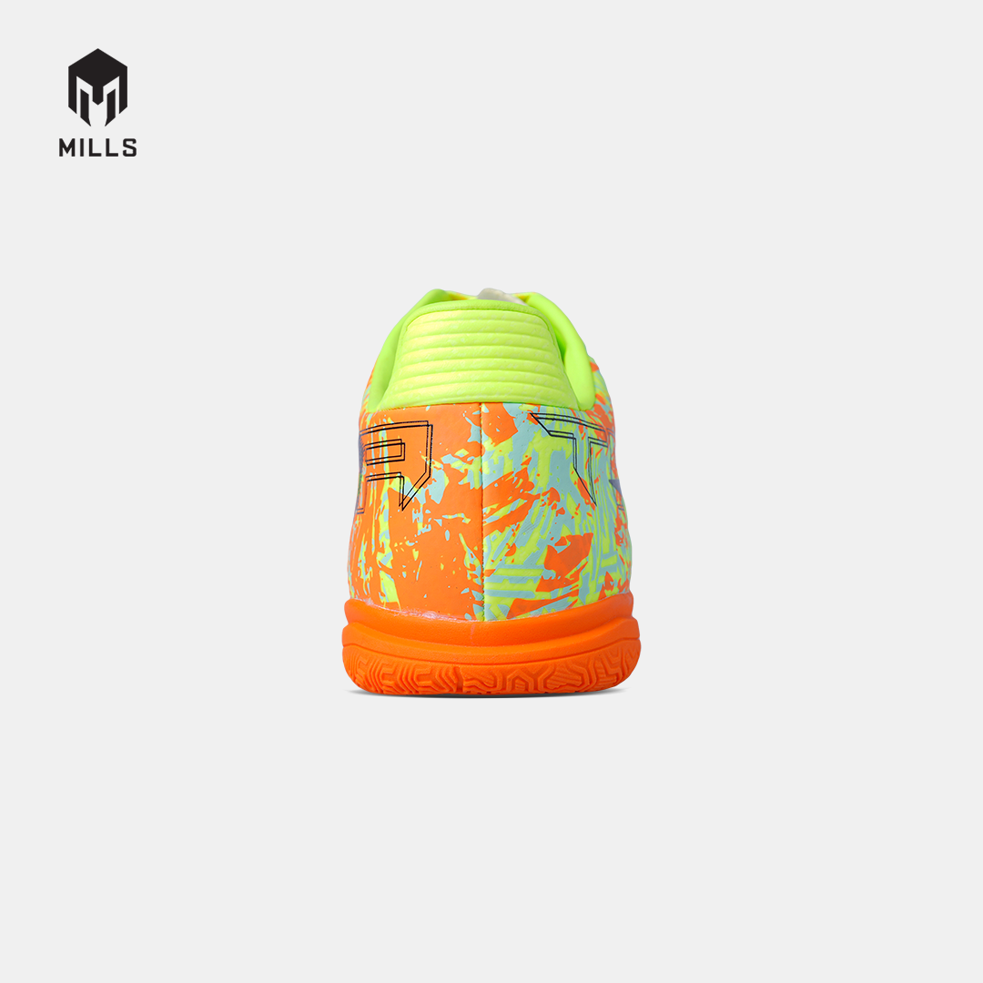MILLS SEPATU FUTSAL TROYA 3.0 IN JR FRESH.ORANGE/LASER.LIME/BLACK 9808704