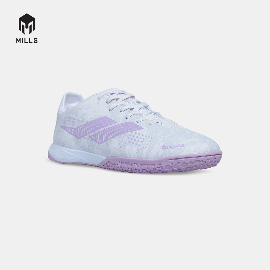 MILLS SEPATU FUTSAL TROYA 3.0 IN WHITE/LAVENDER 9408701